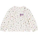 Mayoral majica z dolgimi rokavi ruffles natur Cene