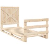  Okvir kreveta s uzglavljem 90 x 200 cm od masivne borovine | Eponuda.ba