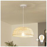  Brilagi - LED luster na sajli CERIA BOHO 1xE27/40W/230V Ø 40 cm ratan | Eponuda.com