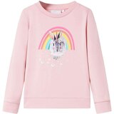  Dječja topla majica svjetloružičasta 116 | shoptok.hr