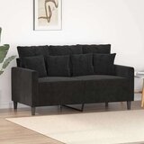  Dvosjed crni 120 cm baršunasti | shoptok.hr