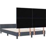  Krevet Okvir Tamno Siva 160x200 cm Baršun | shoptok.hr