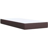 vidaXL Krevet s oprugama i madracem tamnosmeđi 90 x 200 cm od tkanine | shoptok.hr
