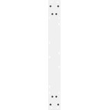  Noge za blagovaonski stol 2 kom Bijele 70 x (72-73,3) cm Čelik | shoptok.hr