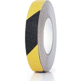 a.m.p.e.r.e Talni označevalni trak, nedrseč, širina 25 mm, rumeno/črne barve | Shoptok.si