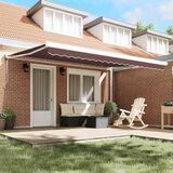 Tenda na automatsko uvlačenje smeđa 450 x 300 cm | Eponuda.com