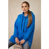 Kesi Insulated sweatshirt with purple blue press studs | shoptok.hr
