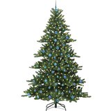 vidaXL Umjetno božićno drvce s nogom with LEDs s stalakom 240cm PVC | shoptok.hr