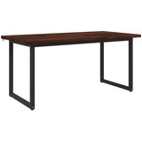  Kvadratni blagovaonski stol 160 x 70 x 75 cm Tamno smeđa | shoptok.hr