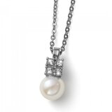  Ženski oliver weber again pearl lančić sa swarovski kristalima i perlom ( 12266r ) Cene