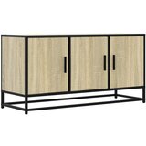 Maison Chic TV omarica - TV stojalo - Televizijska omarica sonoma hrast 100x35x50 cm inženirski les in kovina, (21701691) | Shoptok.si