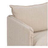 Ixia Kremno bela lanena sedežna garnitura 180 cm – | Shoptok.si