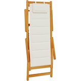  Ležaljka 2 kom. Smeđa Čvrsto drvo akacije | shoptok.hr