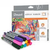 Dmast Set akrilnih markera EC352, 12 komada Cene