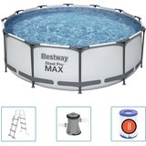 Bestway bazen Frame Pool Set Steel Pro MAX™ Ø 366 x 100 cm vklj. filtrirna črpalka Cene