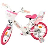 Volare dječji bicikl Unicorn 14″ bijele boje, s dvije ručne kočnice | shoptok.hr