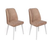 Woody Fashion Set stolica Alfa-493 V2, 62x75x51.5 cm, 2 komada, Bež | Eponuda.ba