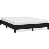  Posteljni okvir črn 140x190 cm blago, (20723537) | Shoptok.si