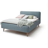 Meise Möbel Modra/siva oblazinjena postelja brez letvenega dna 120x200 cm Mattis – | Shoptok.si
