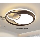 Micoe Plafonska lampa LED, 64 W, Crna u