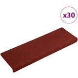 vidaXL Samoljepljivi otirači za stepenice 30 kom crvene 65x21x4 cm | shoptok.hr