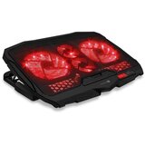 Connect IT CCP-2200-RD-Podloga za hlađenje laptopa, 4x ventilatora, 2x USB, crna/crvena Cene