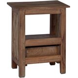  Noćni ormarić Smeđa 30 x 30 x 47 cm Čvrsto drvo iz reciklaže | Eponuda.com
