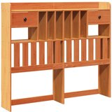  Krevet s regalom za knjige bez madraca 150x200 cm od borovine | shoptok.hr