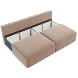 Makamii Svjetlo smeđa sklopiva/s prostorom za odlaganje sofa 216 cm Kalena – | shoptok.hr
