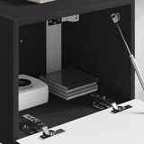 TV zidni ormar Zidne Crna 39 x 31 x 29,5 cm Konstruirano drvo | shoptok.hr