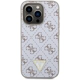 Guess ohišje za apple iphone 15 pro vzorec 4G triangle, bela, (21730986) | Shoptok.si