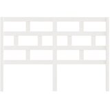  Uzglavlje za krevet bijelo 156 x 4 x 100 cm od masivne borovine | shoptok.hr