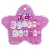 VELNEA KIDS samolepljivi noktići roze mašnica 12kom u