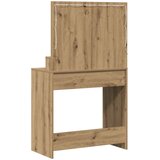  Toaletni stol s policom Umjetnički hrast 75,5 x 41 x 135 cm | shoptok.hr