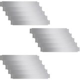 vidaXL Komplet 15 fleksibilnih ograj za trato pocinkano jeklo 100x14cm, (20759239) | Shoptok.si