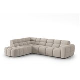 Micadoni Home Bež kotna sedežna garnitura Lisa – | Shoptok.si