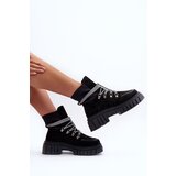 Boto Women's Suede Lace-Up Boots Black Acorn | Shoptok.si