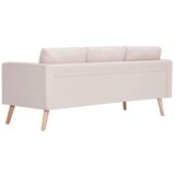  2-dijelni set sofa od tkanine krem | shoptok.hr