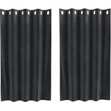  Zavjese za zamračivanje 2 kom. Tamnosiva 140 x 140 cm Baršun | shoptok.hr