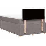  Krevet s oprugama i madracem smeđesivi 120 x 190 cm od tkanine | shoptok.hr
