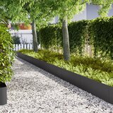 vidaXL Set od 3 Crna Čelik 50 cm Ukrasni umetci Graničnik vrta | shoptok.hr