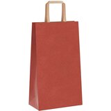  Papirnate vrećice 50 kom s ručkama crvene 21x11x36 cm | shoptok.hr