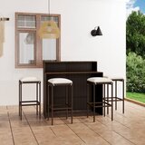  Barska garnitura z blazinami 5-delna rjava Cene