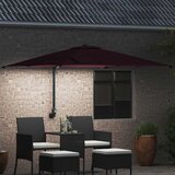 Vrtni suncobran Bordeaux Crvena 248,5 x 247,5 x 160 cm | Eponuda.ba
