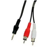 S-BOX AUDIO 3.5mm/2x RCA 2m