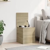  Kutija za pohranu boja hrasta 40x42x46 cm od konstruiranog drva | shoptok.hr