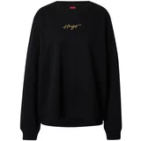 Hugo Sweater majica 'Classic' zlatna / crna