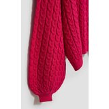 Marisse Fuchsia Turtleneck Sweater With Puffed Sleeves | shoptok.hr