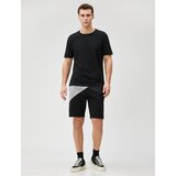 Koton Laced Waist Shorts Slim Fit Color Block With Pocket Cene