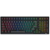 Royal kludge RK98 rgb bežična mehanička tipkovnica, crveni prekidači, crna, uk layout Cijene